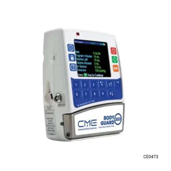 CME BodyGuard T34 infusiepomp voor nauwkeurige en mobiele medicatietoediening in de thuiszorg en verpleeghuizen